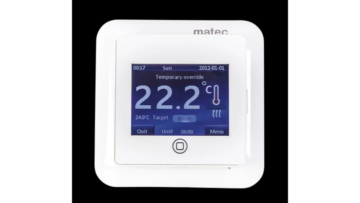 Regulator temperatury natynkowy programowalny z ekranem dotykowym 5-35stopni IP21 RTD-01 MTC00000290