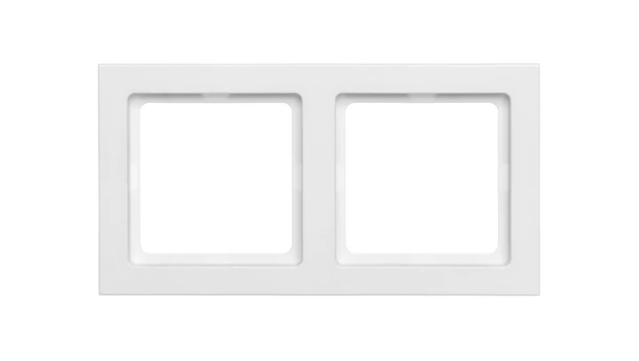 Berker Q.3 Ramka podwójna biała aksamit 10126099