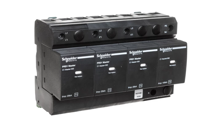 Ochronnik przeciwprzepięciowy Typ T1 4P 100kA z sygnalizacją PRD1 MASTER 16363