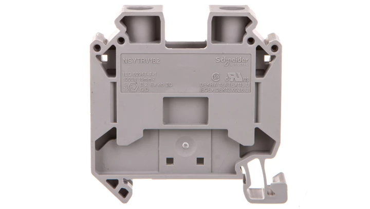 Złączka szynowa 2-przewodowa 16mm2 szary ATEX NSYTRV162 /50 szt./