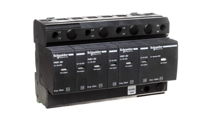 Ogranicznik przepieć Typ T1+T2 4P 25kA z sygnalizacją PRD1 16332