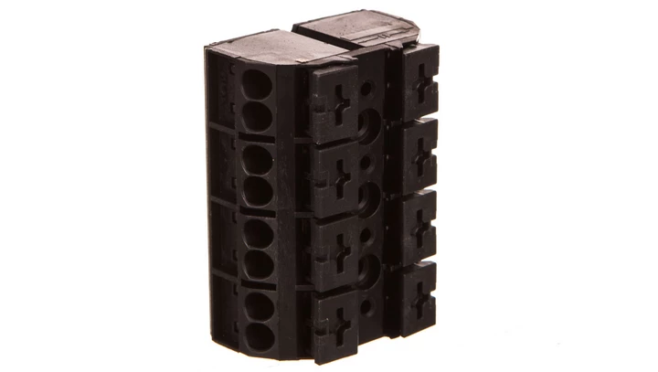 Blok zasilający 4-torowy 0,5-4mm2 32A czarny 862-504 /200szt./