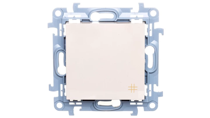 Simon 10 Łącznik krzyżowy 10AX IP20 kremowy CW7.01/41