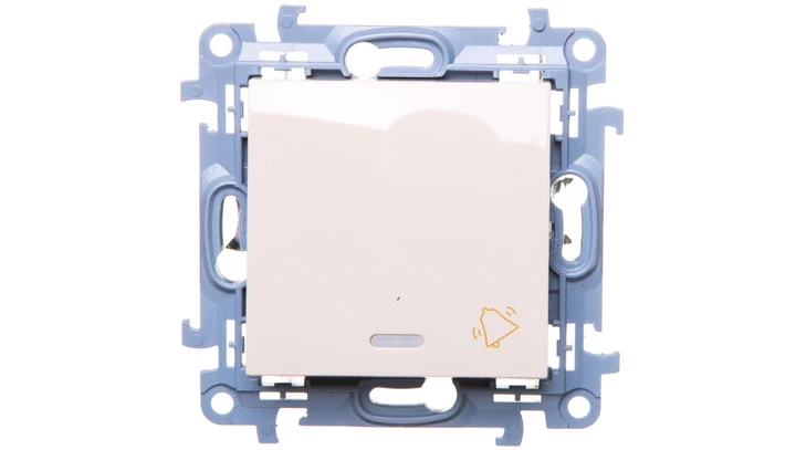 Simon 10 Przycisk /dzwonek/ z podświetleniem LED kremowy CD1L.01/41