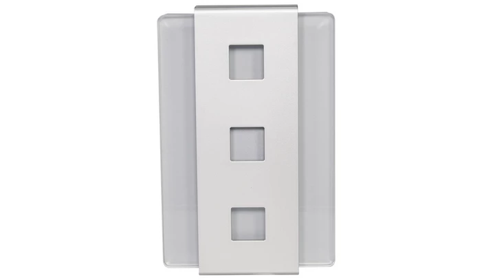 Gong z wbudowanym transformatorem dwutonowy GLASSO 230V srebrny GNW-248 SUN10000168