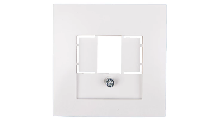 Berker/B.Kwadrat Element centralny gniazda TAE i głośnikowego biały 5310338989