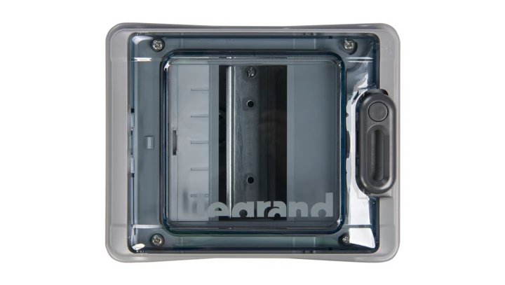 Rozdzielnica modułowa RN65 1x6 natynkowa IK09 IP65 drzwi transparentne (bez PE/N) 601936