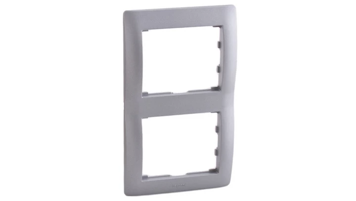 SISTENA LIFE Ramka podwójna pionowa metalic 771306