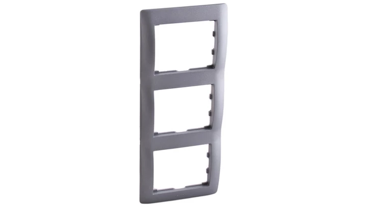 SISTENA LIFE Ramka potrójna pionowa metalic 771307