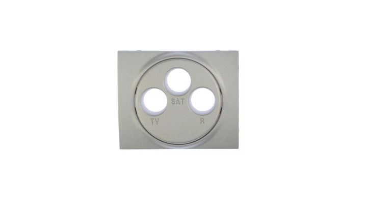 SISTENA LIFE Plakietka gniazda RTV/SAT metalic 771373