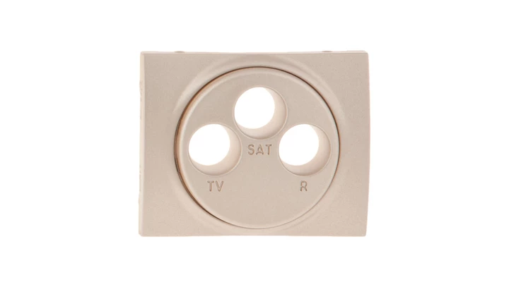 SISTENA LIFE Plakietka gniazda RTV/SAT titan 771473