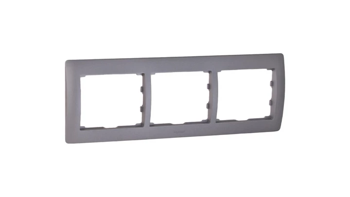 SISTENA LIFE Ramka potrójna pozioma metalic 771303