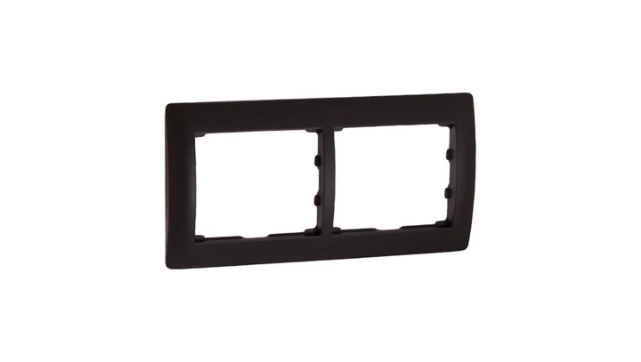 SISTENA LIFE Ramka podwójna pozioma choco 771202