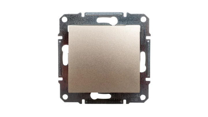 Sedna Łącznik 1-biegunowy satyna 1-bieg IP44 SDN0100368