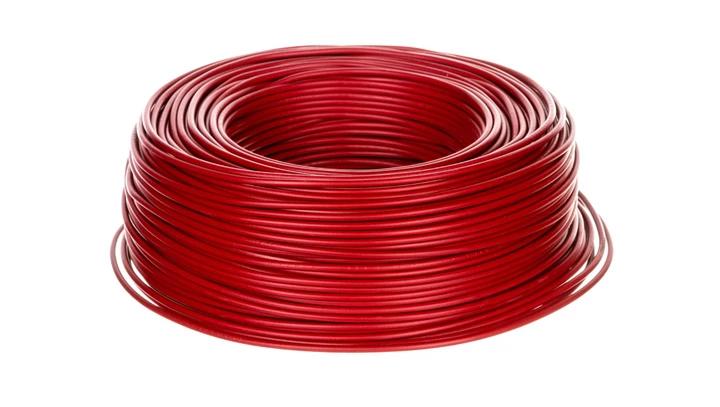 Przewód instalacyjny H07V-K 1,5 czerwony 29133 /100m/