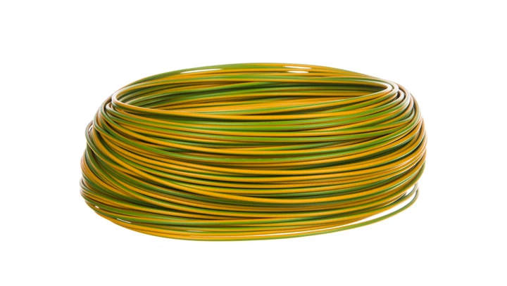 Przewód instalacyjny H05V-K 0,5 żółto-zielony 29082 /100m/
