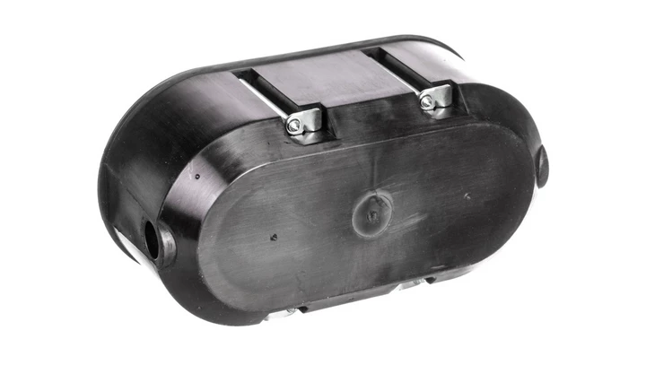 Puszka przeciwogniowa, do pustych ścian, osprzętowa 60mm, podwójna, głęboka E90 BS118 czarna 83118007