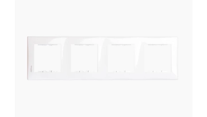 Sedna Ramka poczwórna biała pionowa SDN5802021