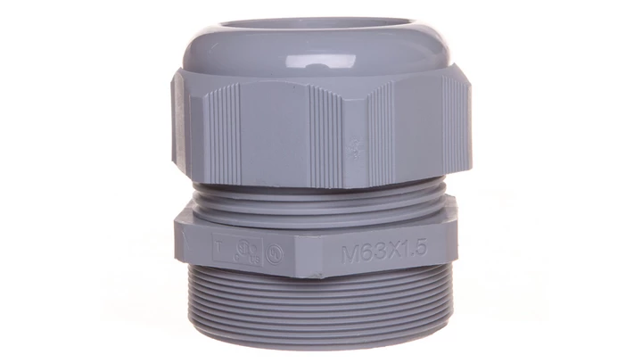 Dławnica kablowa poliamidowa M63 IP68 HELUTOP HT-M63 ciemnoszara 93930