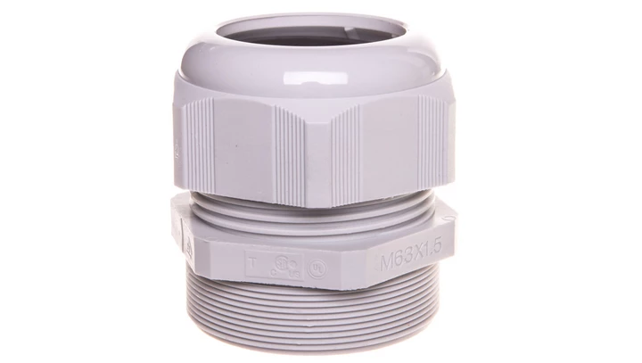 Dławnica kablowa poliamidowa M50 IP68 HELUTOP HT-M50 jasnoszara 93914