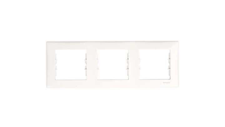 Sedna Ramka potrójna pozioma biała SDN5800521