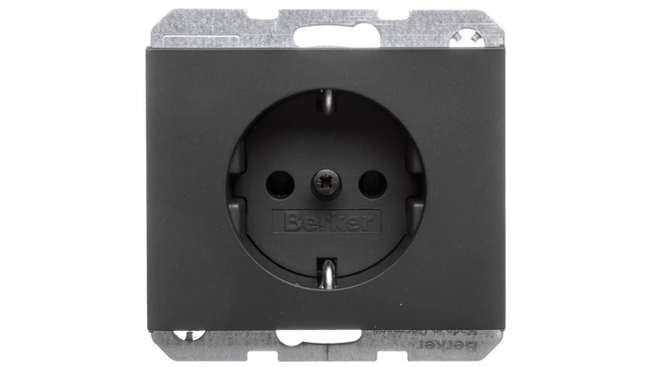 K.1 Gniazdo SCHUKO antracyt mat 47157006