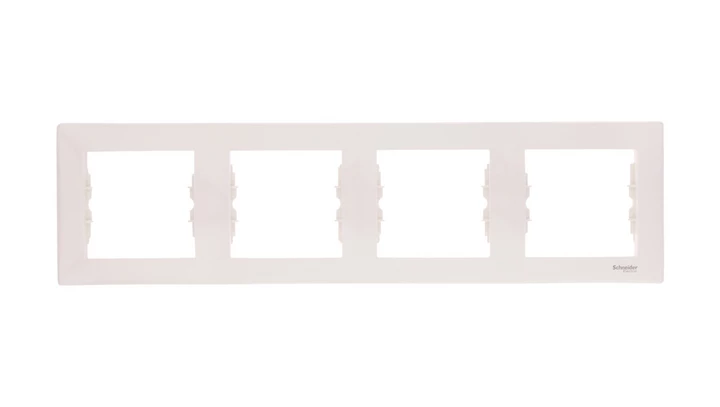 Sedna Ramka poczwórna kremowa pozioma SDN5800723