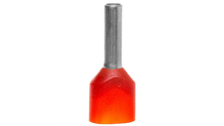 Końcówka tulejkowa podwójna izolowana /czerwona/ TV 1-8 /100szt./
