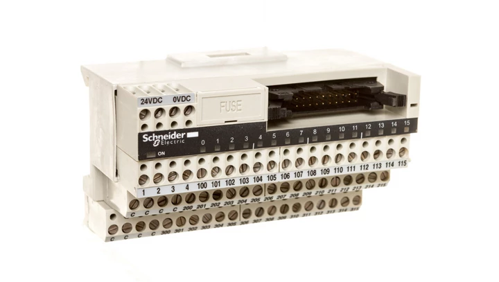 Podstawa pasywna dla 16 kanałów 3 zaciski z LED ABE7H16C31