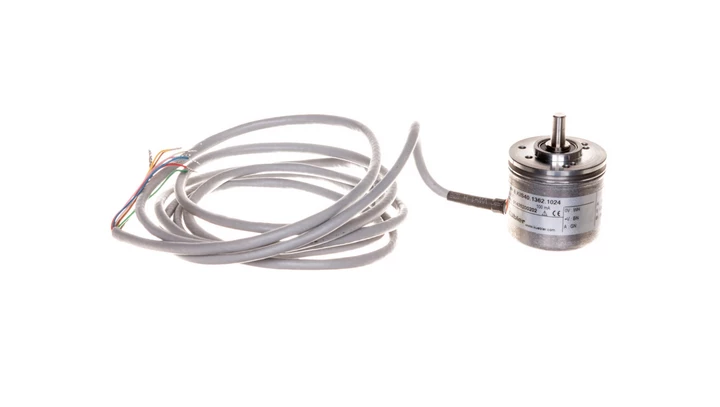 Enkoder inkrementalny wałek 6mm RS422 5VDC przewód 2 metry rozdzielczość 1024 imp./obr. 8.KIS40.1362.1024