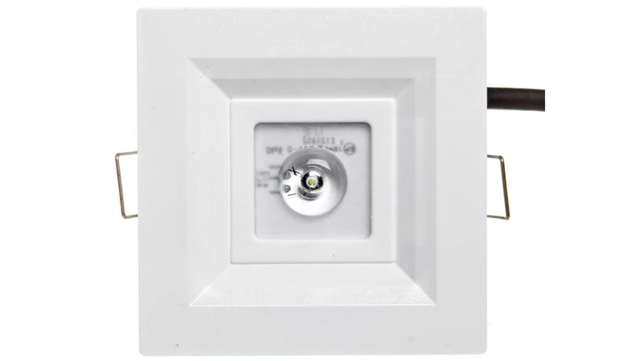 Oprawa awaryjna LOVATO P LED 3W (opt. otwarta) 3h jednozadaniowa biała LVPO/3W/C/3/SE/X/WH