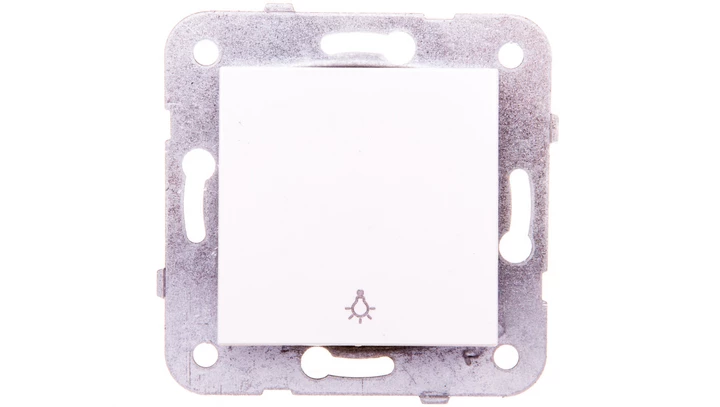 Karre Przycisk Z Symbolem Światło, Kolor Biały / 90963603