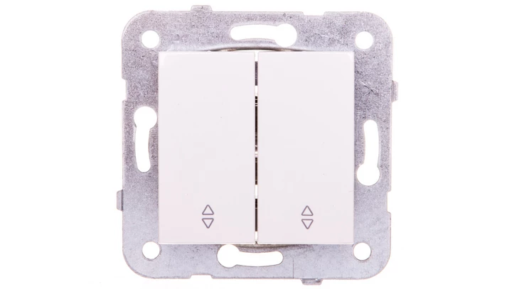 Karre Łącznik Schodowy Podwójny, Kolor Biały / 90963617