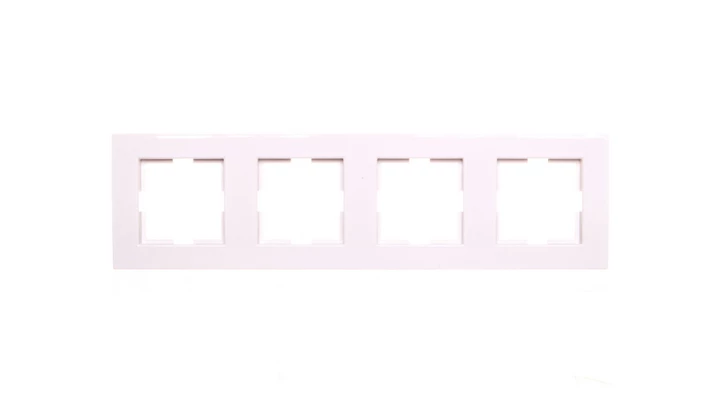 Karre Ramka 4-Krotna, Kolor Biały / 90960263