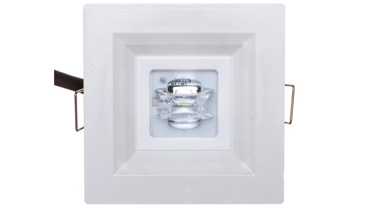 Oprawa awaryjna LOVATO P LED 3W 350lm (opt. koryt.) 3h jednozadaniowa AT biała LVPC/3W/B/3/SE/AT/WH