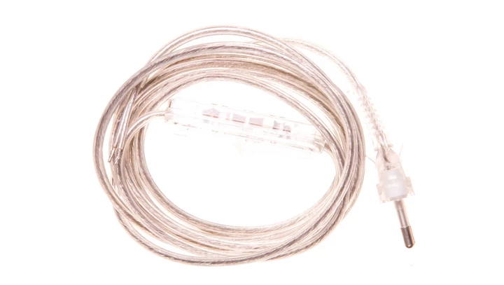 Przewód przyłączeniowy 0,25m z wyłącznikiem bezbarwny SP/W-250/2X0,75/WOR-BZB YNS10000562