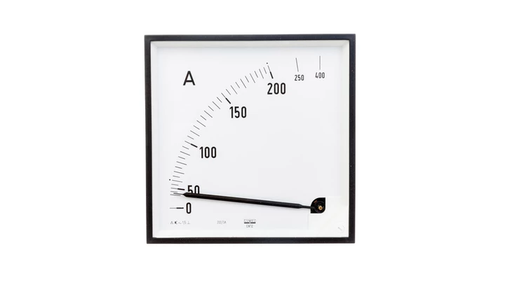 Amperomierz analogowy tablicowy 200/400A do przekładnika 200/5A 144x144mm C3 K=90 st. EA12N F41800000000