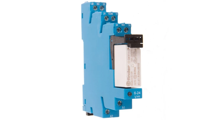 Przekaźnikowy moduł sprzęgający 1P 16A 24V DC 14mm styki AgNi 38.01.7.024.0050