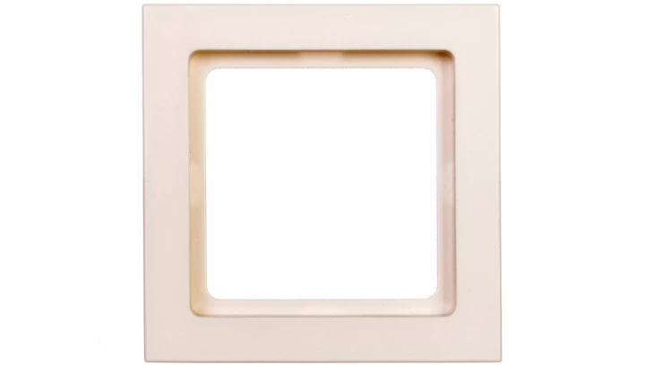 Berker Q.3 Ramka pojedyncza pozioma/pionowa biała aksamit 10116099