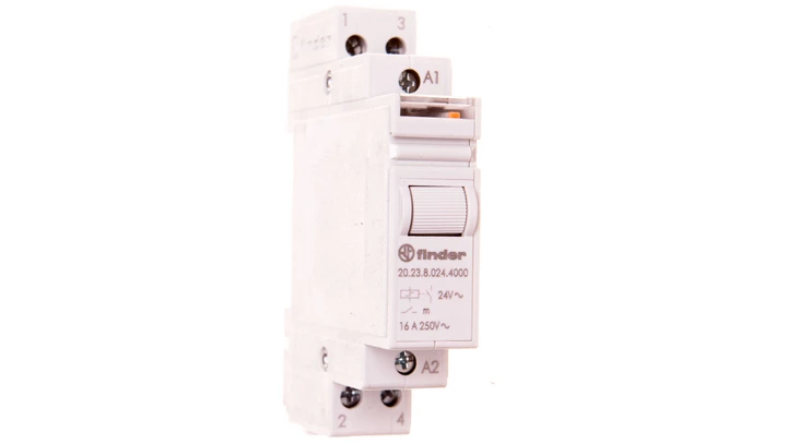 Przekaźnik impulsowy 16A 24V AC 1Z+1R styk AgSnO2 F20-23-8-024-4000