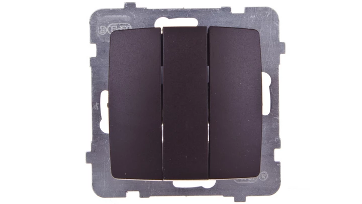 KARO Łącznik potrójny czekoladowy metalik ŁP-13S/m/40