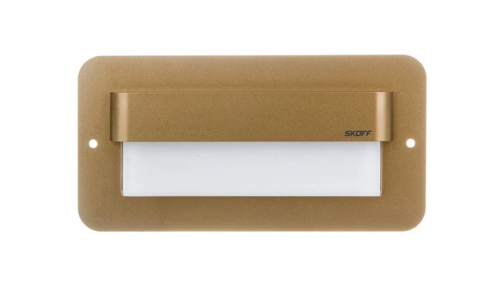 Oprawa przyschodowa SALSA MAX LED Light 10 V DC 1,6 W IP 66 3000 K mosiądz mat