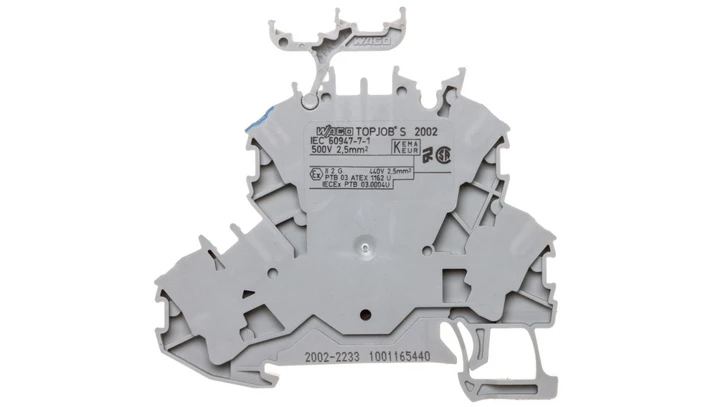 Złączka 2-piętrowa 2,5mm2 L/N szara TOPJOBS 2002-2233 /50szt./
