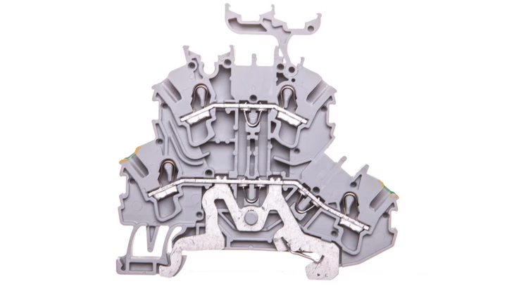 Złączka 2-piętrowa 2,5mm2 PE/L szara TOPJOBS 2002-2257 /50szt./