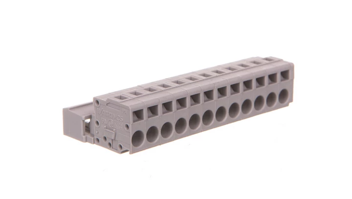 Wtyk MCS-MIDI Classic 12-biegunowy szary raster 5mm 231-612 /25szt./