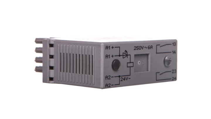 Moduł przekaźnikowy 20mm 24V DC 2z 286-328 /1szt./