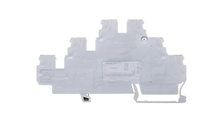 Złączka trzypiętrowa PE / N / L 2,5mm2 szara 870-577 /50szt./