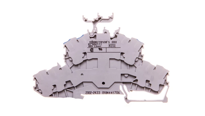 Złączka 2-piętrowa 2,5mm2 szara TOPJOBS 2002-2433 /50szt./