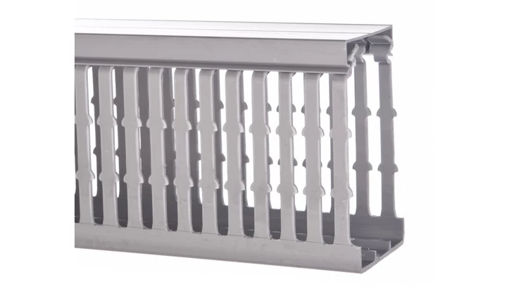 tehalit Kanał grzebieniowy BA7A 60x100mm PVC szary BA7A100060 /2m/