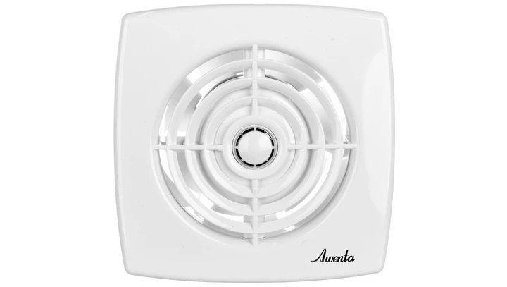 Wentylator wyciągowy fi 100 14W 102m3/h 230V IPX4 biały włącznik pociągany RETIS WR100W E00078 WR100W